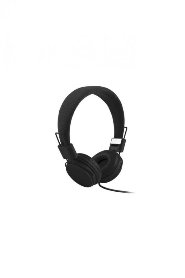 Mikrofonlu Kafa Bantlı Renkli Kulaklık Color EP05 Siyah AA74