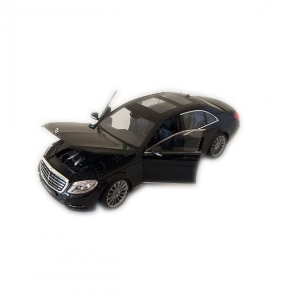 Mercedes - Benz S-Class  1/24-27 Ölçek Siyah Model Oyuncak Araba