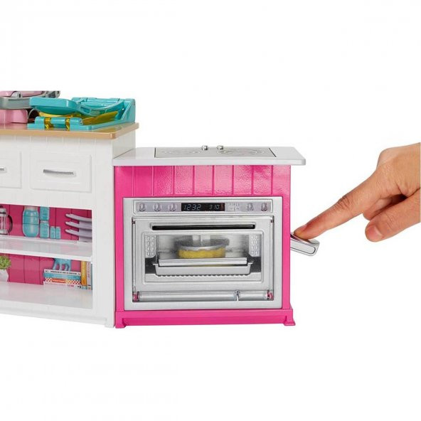 Barbie'nin Mutfak Dünyası Oyun Seti FRH73 - 3