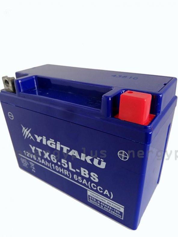 12 V 6.5 AH-AMPER YİĞİT AKÜ,YTX6,5L MOTOSİKLET AKÜSÜ 2021/07 - 3
