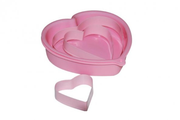 Porland Pale Heart Mini Şef Set