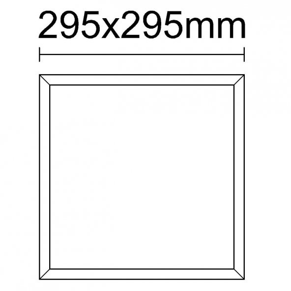 Maxled Sıva Altı Led Panel 30x30 18 Watt 4000 Kelvin - 2