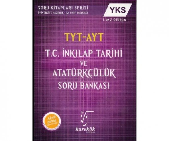 Karekök TYT AYT TC. İnkilap Tarihi ve Atatürkçülük Soru Bankası
