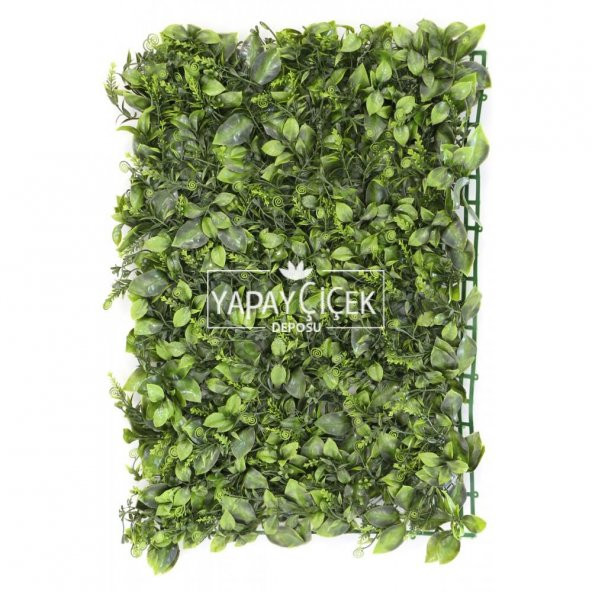 Yapay Yaprak Model Duvar Bitki Kaplaması 40x60 cm Yeşil