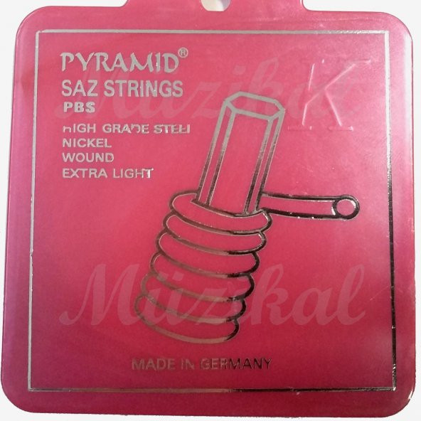 Masterwork Piramit Kısa/Uzun Sap Saz Teli Bağlama Teli + 2 TEZENE - 4