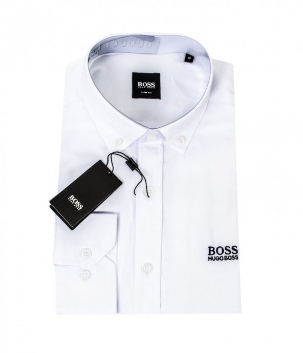 Hugo Boss SlimFit Kalıp Oxford Gömlek