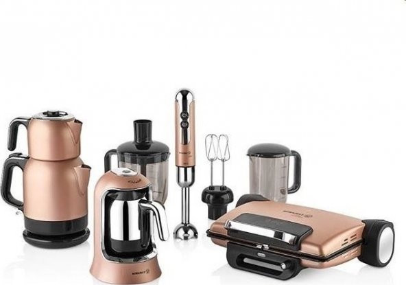 Korkmaz A1817 Rosagold Elektro Set