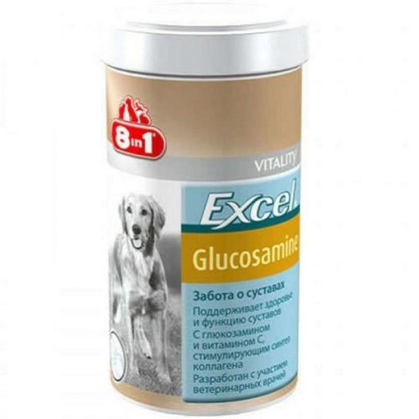 8in1 Excel Köpekler İçin Glucosamine Tablet 55 Tabs