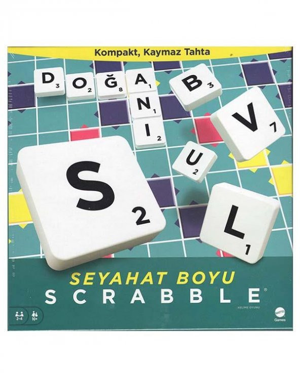 Scrabble Orijinal Seyahat Boyu Kelime Oyunu CJT14