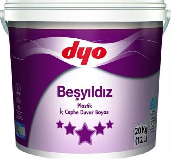 Dyo Beşyıldız Plastik İç Cephe Boyası 20 Kg