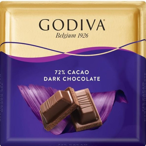 Godiva 72 Bitter Kare Çikolata 60 gr - 6 Ad