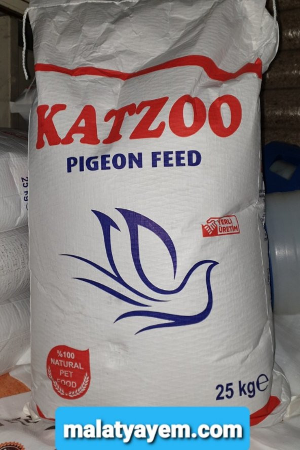 Katzoo Özel Karışık Güvercin Yemi 25Kg