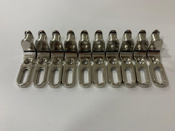 Gardırop Arkalık Tutacağı Tırnak 8mm 10lu Montaj Aparatı - 2