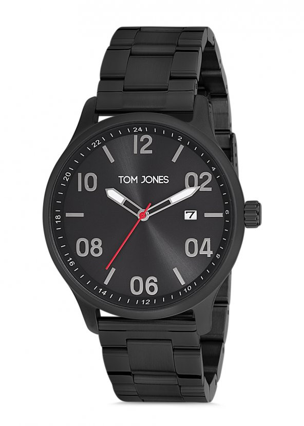 Tom Jones TJE9010 çelik kordon erkek kol saati 2 yıl garantili