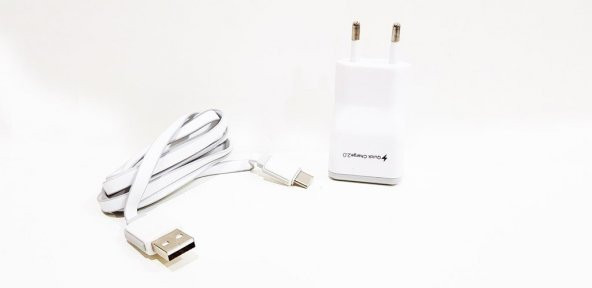 Samsung Galaxy S10+ Uyumlu USB Type-C Ev Şarj Aleti - 3