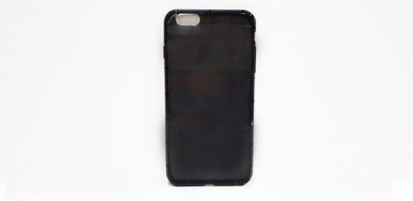 iPhone 6 Plus -6 Plus S Siyah Şeffaf Silikon Kılıf