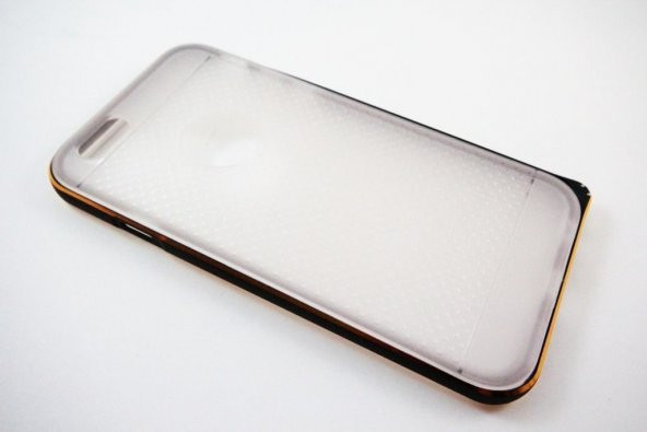 İphone 6 / 6S TPU Silikon Siyah Kenar Kılıf - 1