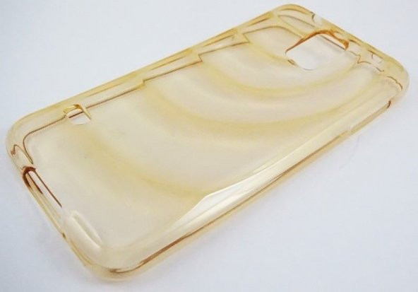 Samsung Galaxy S5 Desenli Sarı Silikon Kılıf