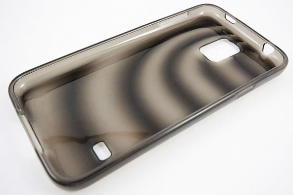 Samsung Galaxy S5 Desenli Siyah Silikon Kılıf - 2