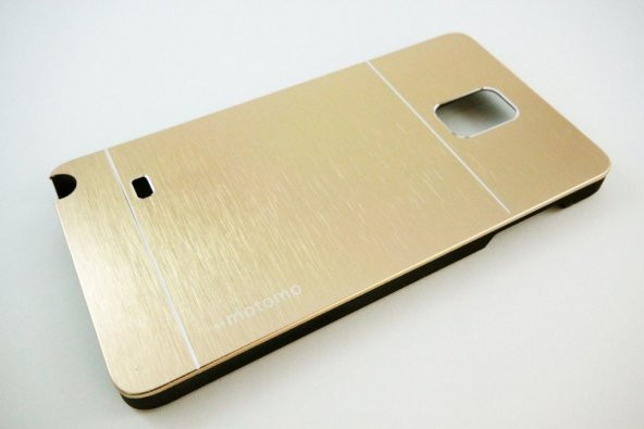 Samsung Galaxy Note 4 Motomo Gold Kılıf