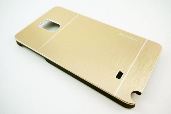 Samsung Galaxy Note 4 Motomo Gold Kılıf - 2