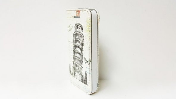 iPhone 5-5S Kapaklı Cüzdanlı Roma Kılıf - 2
