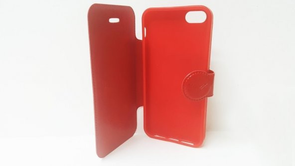 iPhone 5-5S Kırmızı Kapaklı Kılıf - 3