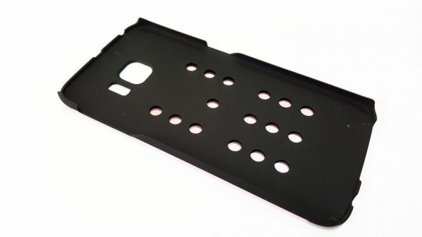 Samsung Galaxy S6 Edge Motomo Pembe Metal Kılıf - 3