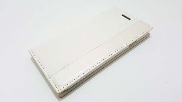 iPhone 6 - 6 S Magnum Kapaklı Cüzdanlı Beyaz Kılıf