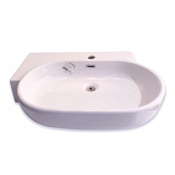 KALE ZERO 65CM SOL ASİMETRİK LAVABO BEYAZ