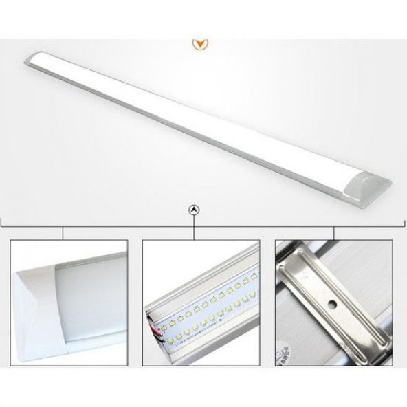 Bant Armatür 40 Watt 120 Cm BEYAZ - Min Sipariş 2 Adet - 3