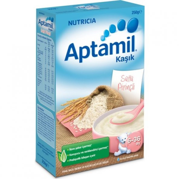 Aptamil 250 Gr Sütlü Pirinçli Kaşık Maması