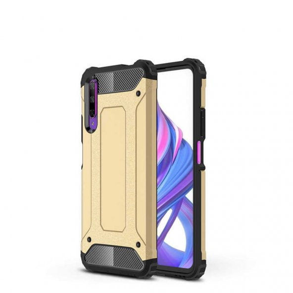 Huawei P Smart Pro 2019 Kamera Korumalı Armor Hybrid Zırh Kılıf - 2