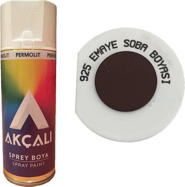 Akçalı 925 400 Ml Emaye Kahverengi Soba Boyası Sprey Boya - 1