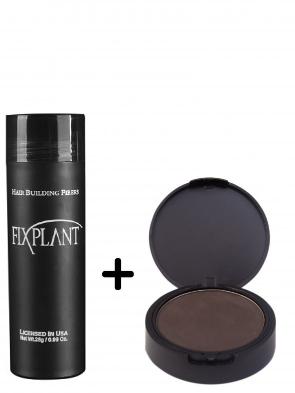 Fixplant 1 Şişe Saç Tozu + Fixdeep Suda Çıkmayan Saç Gürleştirici Pudra