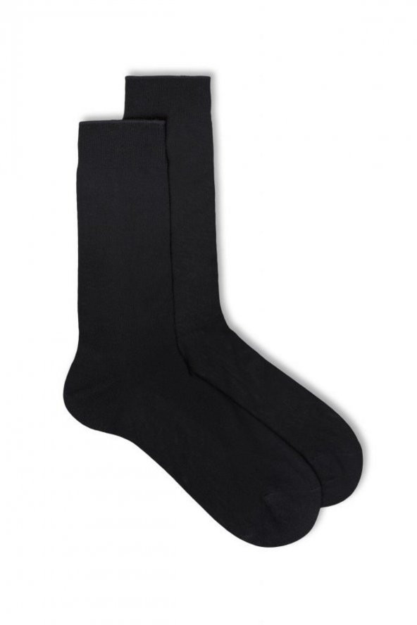 6'lı Erkek  Düz Bambu Çorap 4440-A6 - 5