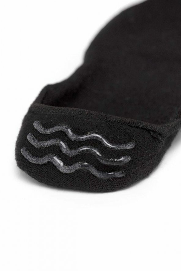 6lı Kadın Düz  Bambu Kaymaz Babet Çorap 3427-A6 - 5