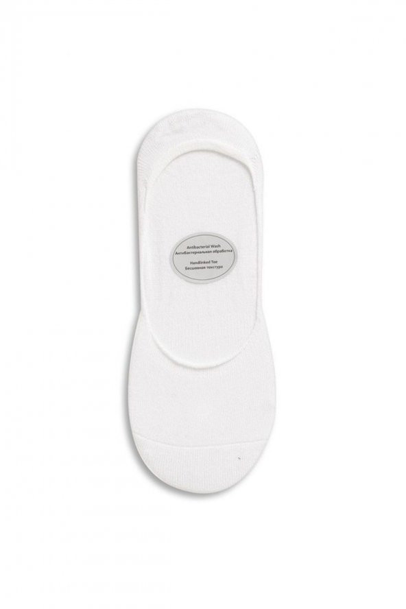 3lü Kadın Düz  Bambu Kaymaz Babet Çorap 3427-A3