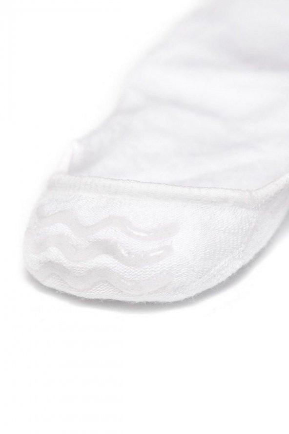 3lü Kadın Düz  Bambu Kaymaz Babet Çorap 3427-A3 - 6