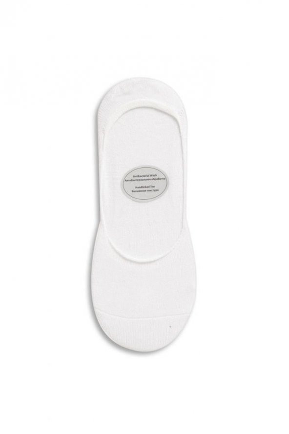 3lü Kadın Düz  Bambu Kaymaz Babet Çorap 3427-A3 - 7