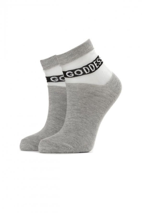 3lü Kadın İnce Goddess Yazılı  Çorap 3442-A3 - 2