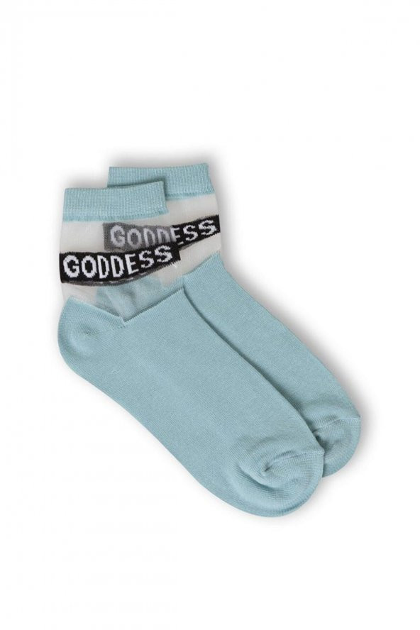 3lü Kadın İnce Goddess Yazılı  Çorap 3442-A3 - 6