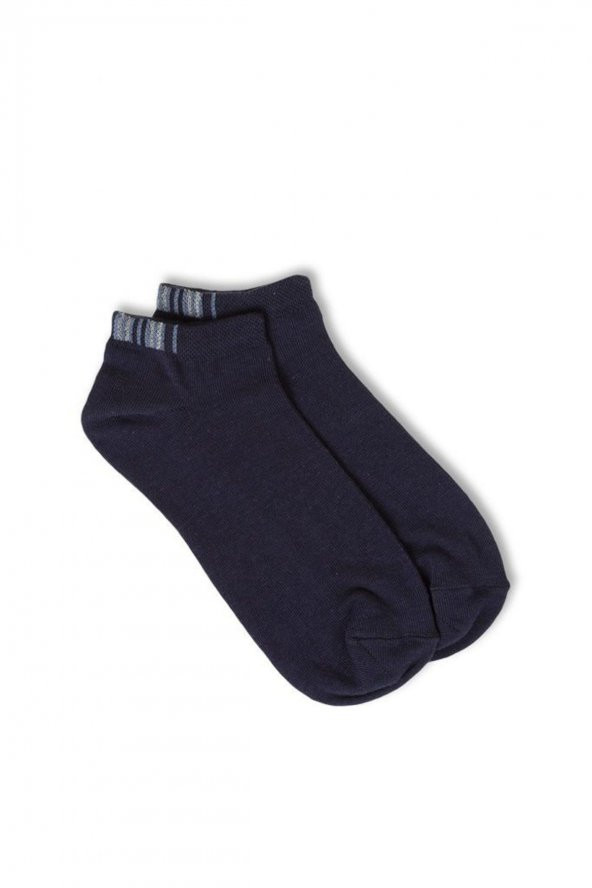 3lü Erkek Şerit Desenli  Çorap 4403-A3 - 5