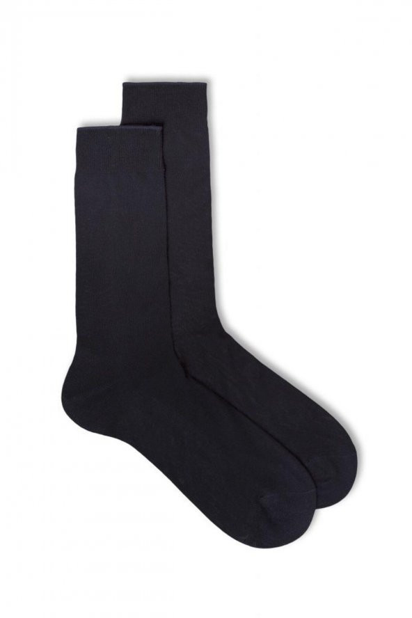 3'lü Erkek  Düz Bambu Çorap 4440-A3 - 6