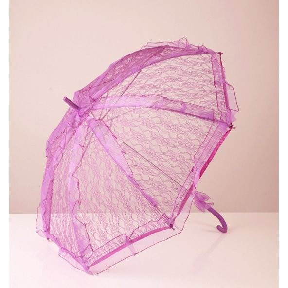 Dantelli Gelin Şemsiyesi - Resim 2