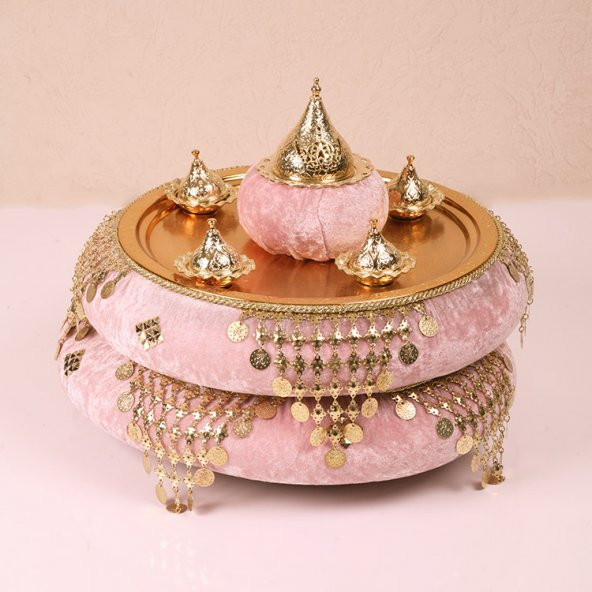 PARALI YÜKSEK KUBBE 2 KAT SEPET TEPSİ - 5