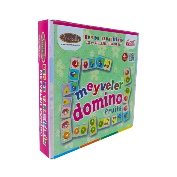 Zeka ve Dikkat Geliştiren Oyunlar I Meyveler Domino +4 Yaş