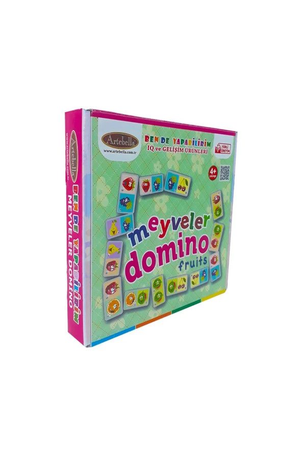 Zeka ve Dikkat Geliştiren Oyunlar I Meyveler Domino +4 Yaş - 4