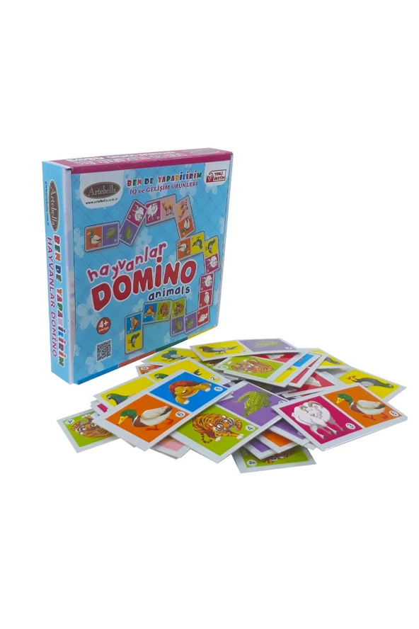 Zeka ve Dikkat Geliştiren Oyunlar I Hayvanlar Domino +4 Yaş - 5