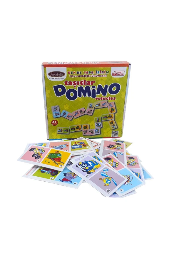Zeka ve Dikkat Geliştiren Oyunlar I Taşıtlar Domino +4 Yaş - 5